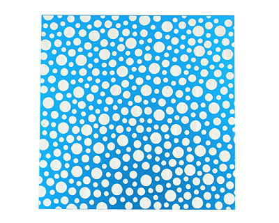Lillypilly Turquoise Scattered Dots Anodized Aluminum Sheet 3