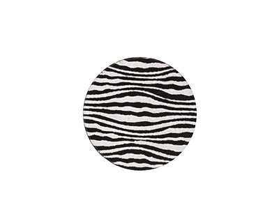 Lillypilly Black Zebra Anodized Aluminum Disc 19mm, 22 gauge