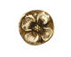 Humble Beads Polymer Clay Cream Antiqued Dogwood Pendant 26-27mm