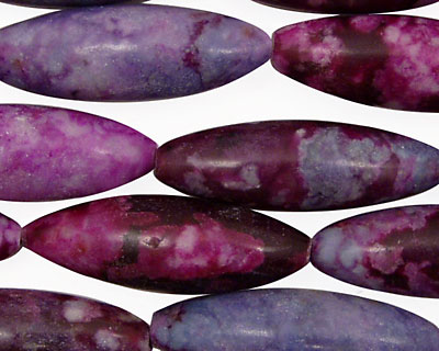 Sugilite Jasper Rice 30-33x8mm