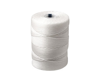 C-Lon White Fine Weight (.4mm) Bead Cord
