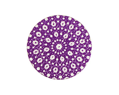 Lillypilly Purple Crochet Anodized Aluminum Disc 25mm, 24 gauge