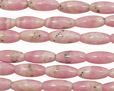 Rhodochrosite (soft pink) Rice 12x5mm