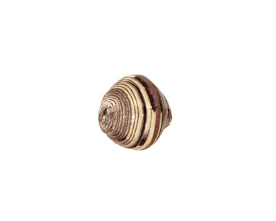 African Paper (mauve, ivory, burgundy) Bicone 12x13mm