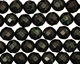 Green Goldstone Faceted Round 8mm