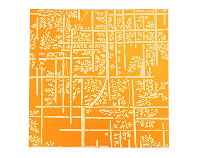 Lillypilly Orange Bamboo Anodized Aluminum Sheet 3