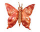 Patricia Healey Copper Coiled Rope Butterfly Pendant 48x42mm