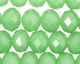 Green Opal Crystal Faceted Rondelle 14mm