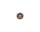 TierraCast Antique Silver (plated) Tiffany Bead Cap 8mm