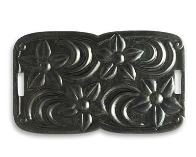 Vintaj Arte Metal Fleurish Ribbon Slide 51x31mm