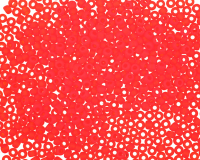 TOHO Transparent Frosted Light Siam Ruby Round 11/0 Seed Bead