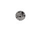 Lillypilly Black Bamboo Anodized Aluminum Disc 11mm, 22 gauge