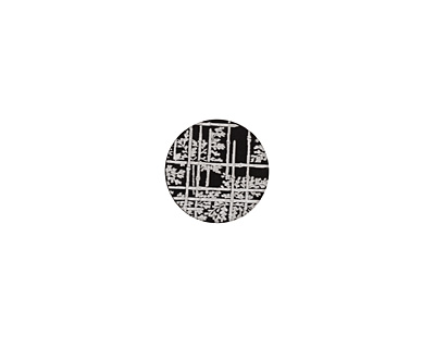 Lillypilly Black Bamboo Anodized Aluminum Disc 11mm, 22 gauge