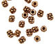 Antique Copper Spacer with Double Beaded Ring 6x4mm
