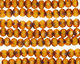 Czech Glass Summer Squash Fire Polished Rondelle 4x5mm