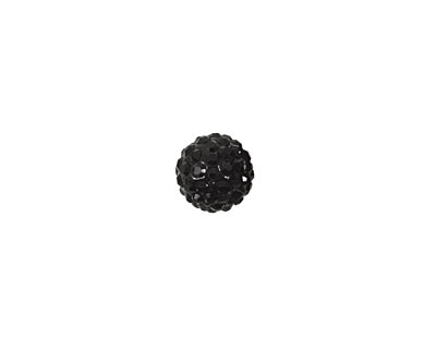 Jet Pave Round 8mm (1.5mm hole)