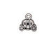 TierraCast Antique Silver (plated) Carriage Charm 15x14mm