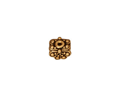 TierraCast Antique Gold (plated) Raja Pendant Cap 6x9mm