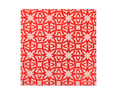 Lillypilly Red Starburst Anodized Aluminum Sheet 3