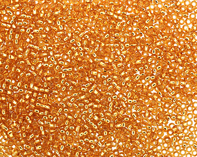 TOHO Topaz (with Silver Lining) Round 15/0 Seed Bead