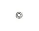 Rustic Charms Sterling Silver Small Dotted Spacer Disc 8mm