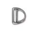 TierraCast Antique Pewter (plated) Slotted D Ring 17x20mm