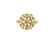 Stampt Antique Gold (plated) Celtic Swirls Connector 18x13.5mm