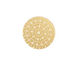 Lillypilly Gold Crochet Anodized Aluminum Disc 19mm, 22 gauge