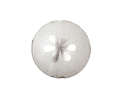 Trinket Foundry Silver Daisy Bottle Cap Puff Coin 22mm