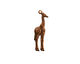 Stampt Antique Copper (plated) Giraffe Charm 7x23mm