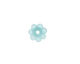 Matte Aqua Lucite Daisy 3x10mm