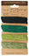 Shades of Emerald Hemp Twine 20 lb, 29.8 ft x 4 colors