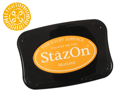 StazOn Mustard Solvent Ink Pad