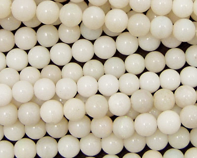 White Opal Round 5-5.5mm