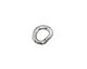 Rustic Charms Sterling Silver Thick Smooth O Ring 11x10mm
