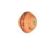 African Paper (orange, mocha) Bicone 14-15x16-17mm