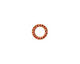 TierraCast Antique Copper (plated) Small Hammertone Ring 9mm