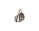 Nunn Design Antique Silver (plated) Lily Flower Charm 14x17mm