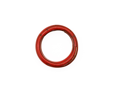C-Koop Enameled Metal Medium Red Large Ring 16-17mm