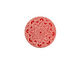 Lillypilly Red Lace Anodized Aluminum Disc 19mm, 24 gauge