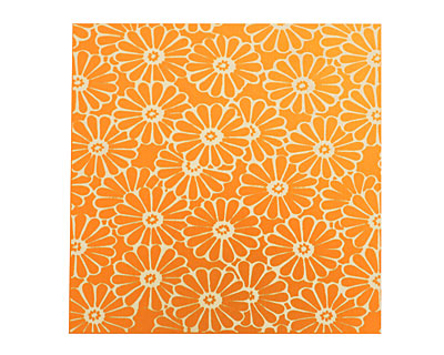 Lillypilly Orange Daisy Anodized Aluminum Sheet 3