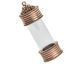 Nunn Design Antique Copper (plated) Glass Keepsake Pendant 59x20mm