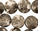 Black Tree Agate Puff Coin 16mm
