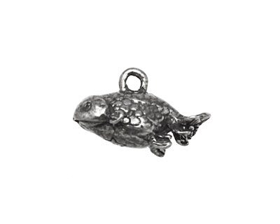 Green Girl Pewter Fish 23x13mm