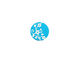 Lillypilly Turquoise Floral Vine Anodized Aluminum Disc 11mm, 24 gauge