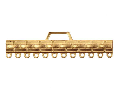 Brass Woven Bar 1-12 Link 12x48mm