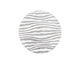 Lillypilly Silver Zebra Anodized Aluminum Disc 25mm, 22 gauge