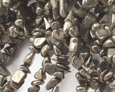 Golden Pyrite (silver tone) Chips