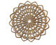 Stampt Antique Copper (plated) Ginkgo Filigree 34mm