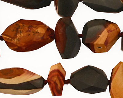 Wonder Stone Side Faceted Nugget 9-16x10-16mm